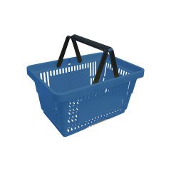Plastik El Sepeti 20 LT MAVİ RAL 5002