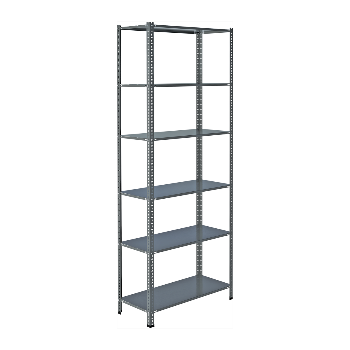 Çelik Raf Ünitesi 43x93x250 cm 6 Raflı